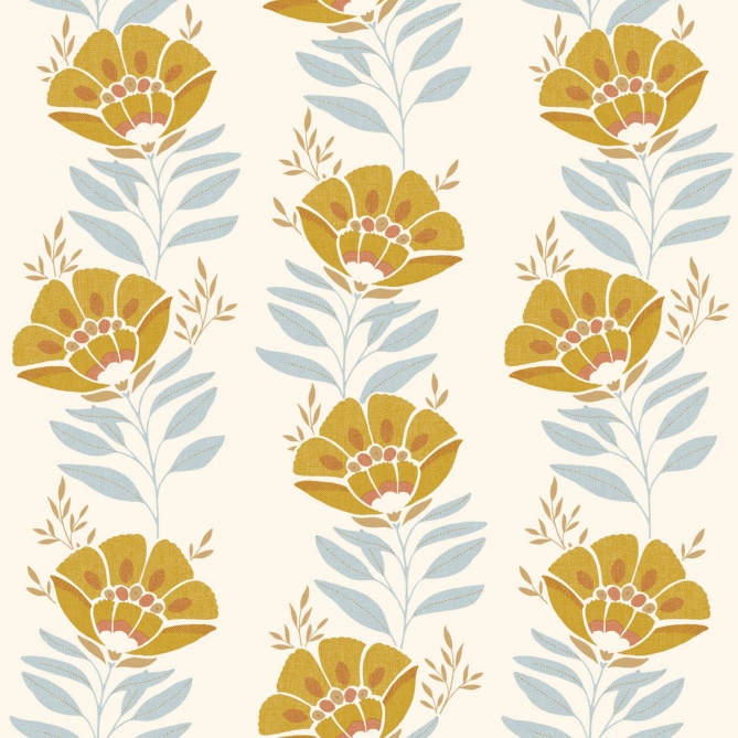 Papel Pintado Flores grandes - MACOURIA 01 | MURAKE - 85181