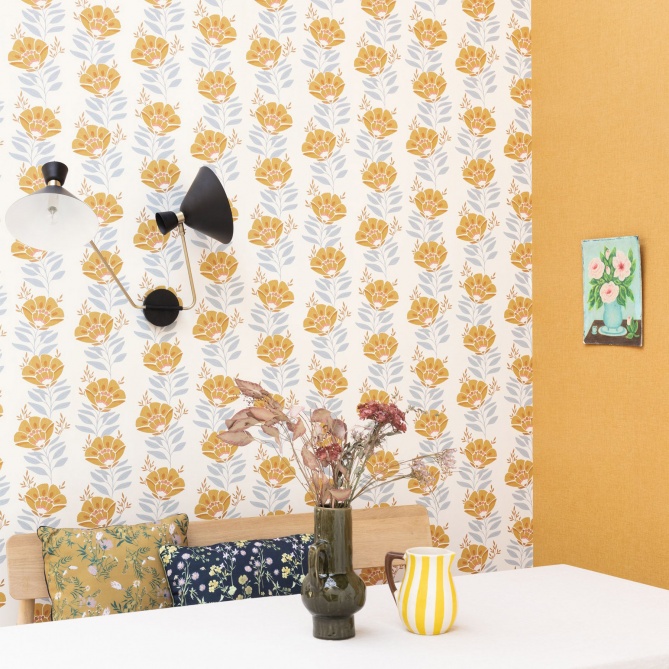 Papel Pintado Flores grandes - MACOURIA 01 | MURAKE - 85181