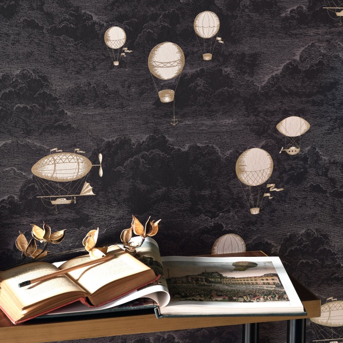 Papel Pintado Globos aerostáticos en las nubes - OHULA 03 | MURAKE - 85653