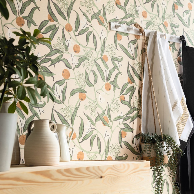 Papel Pintado Árboles frutales - FRUKT 01 | MURAKE - 85451