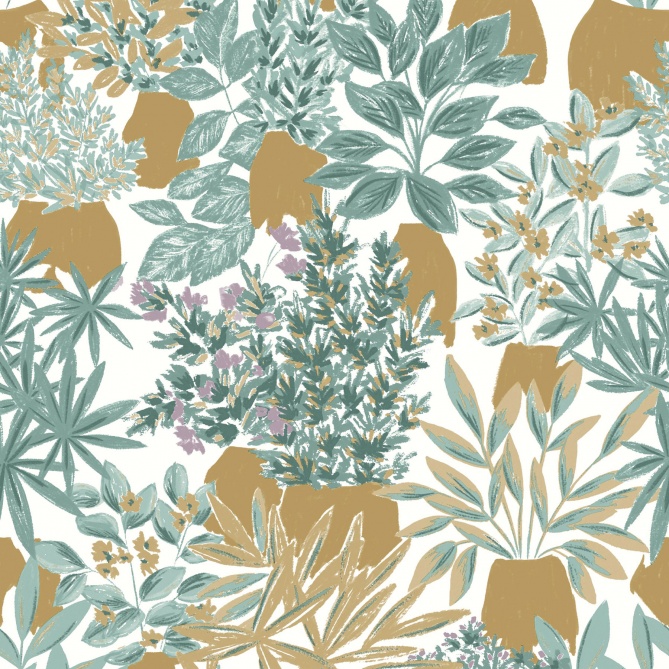 Papel Pintado Plantas - OLPAS 03 | MURAKE - 85473