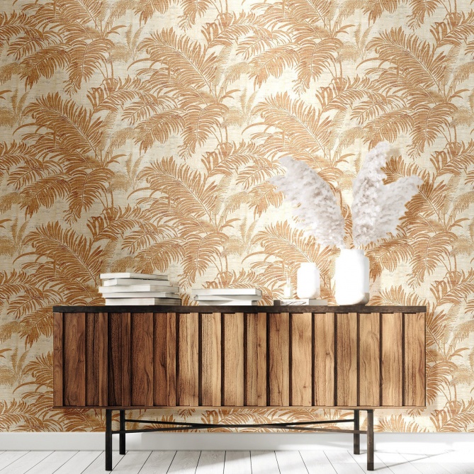 Papel Pintado Hojas de palma - CATANIA 05 | MURAKE - 877905