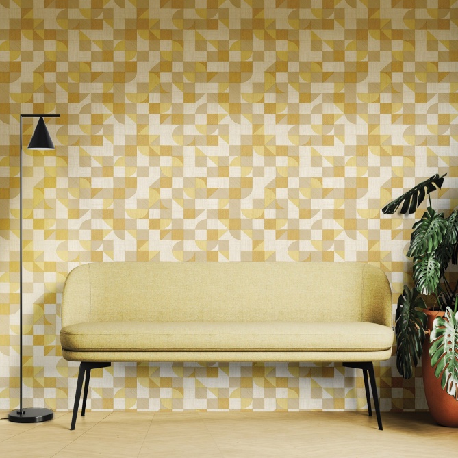 Papel Pintado Mosaico geométrico - SALERNO 03 | MURAKE - 877913