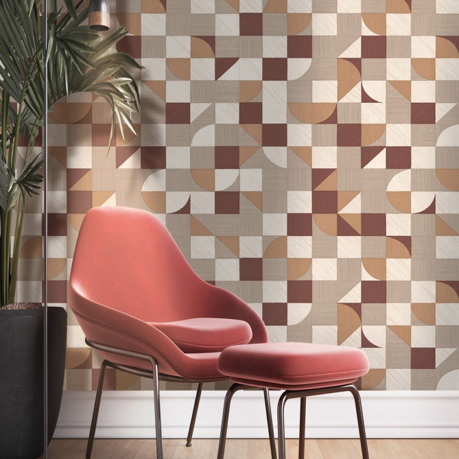 Papel Pintado Mosaico geométrico - SALERNO 07 | MURAKE - 877917