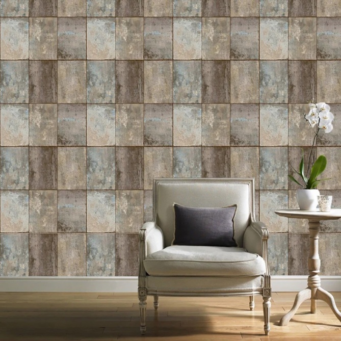 Papel Pintado Losas hormigón - TARENTO 08 | MURAKE - 877948