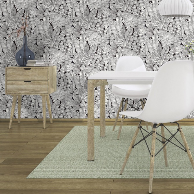 Papel Pintado Floral - ASERAL  | MURAKE - 78331