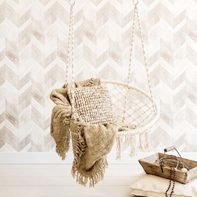 Papel Pintado Espiga madera - MANDAL  | MURAKE - 78326