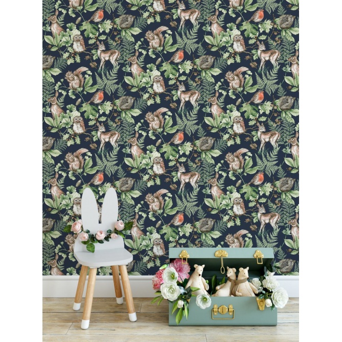 Papel Pintado Animales del bosque - GARSHEI 02 | MURAKE - 78324