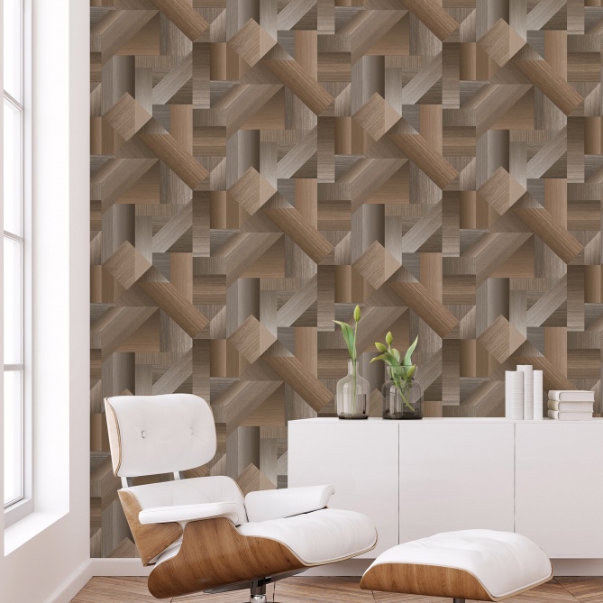 Papel Pintado Formas 3D - MESENE 03 | MURAKE - 878073