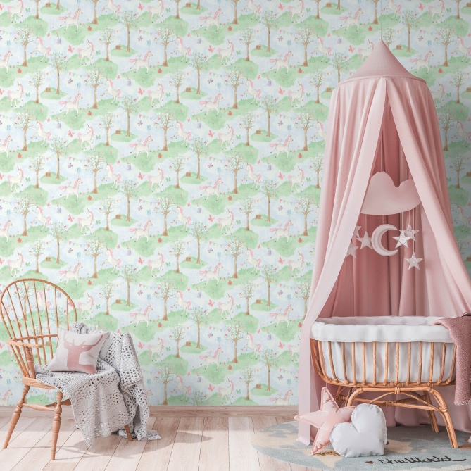Papel Pintado Unicornios - THUIN 02 | MURAKE - 878132