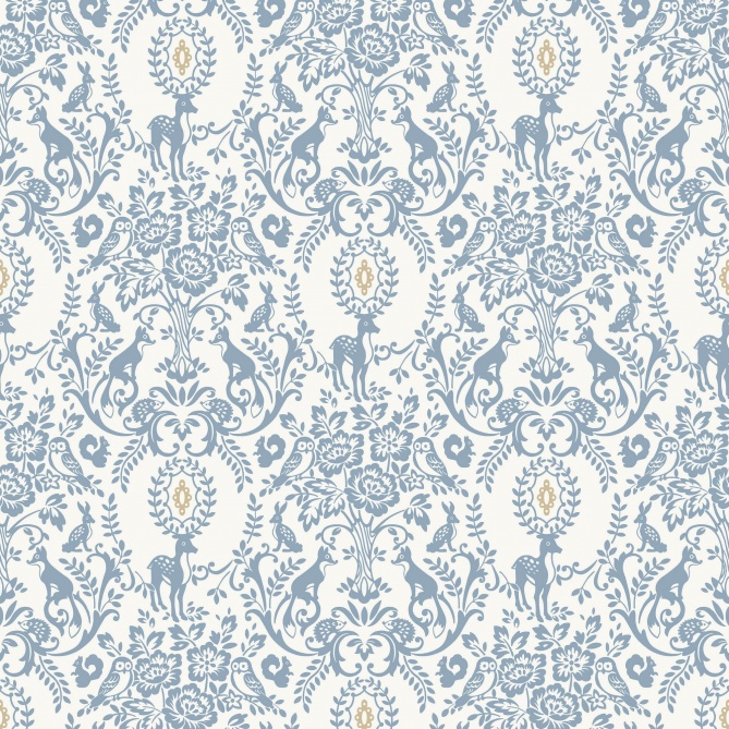 Papel Pintado Medallones y animales - GISTEL 02 | MURAKE - 878162