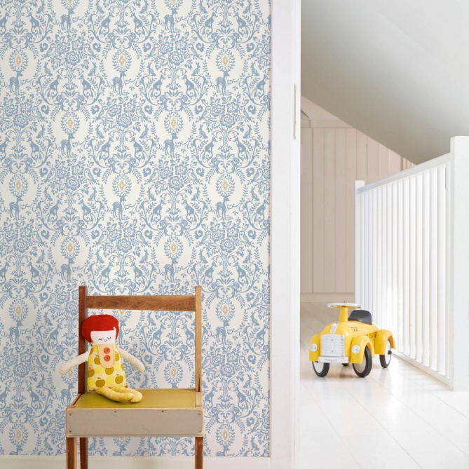 Papel Pintado Medallones y animales - GISTEL 02 | MURAKE - 878162