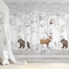Mural Bosque con animales - PECQ  | MURAKE - 878217
