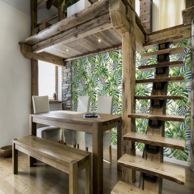 Papel Pintado Hojas Monstera - ARKA  | MURAKE - 87650