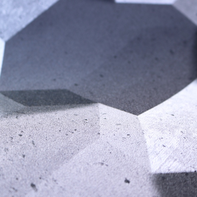 Papel Pintado Formas geométricas 3D - BETONG 04 | MURAKE - 87674