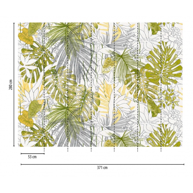 Mural Hojas - KANIV  | MURAKE - 23801