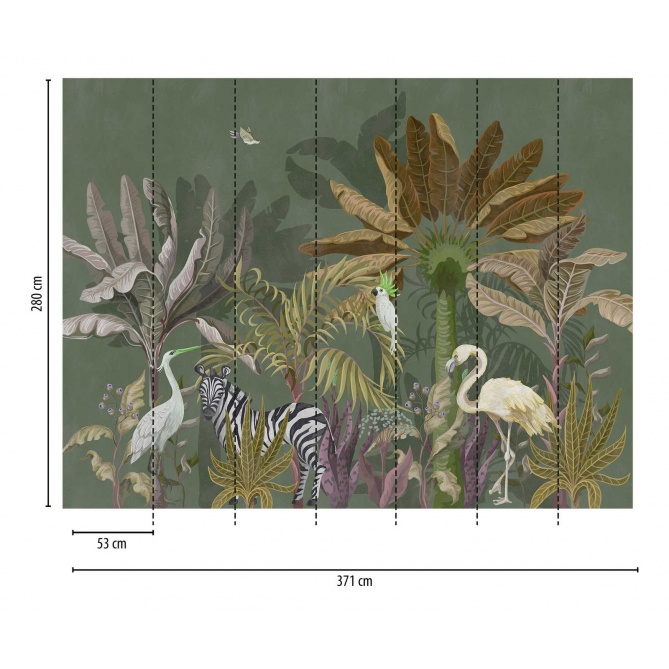 Mural Animales - KIDRY  | MURAKE - 23806