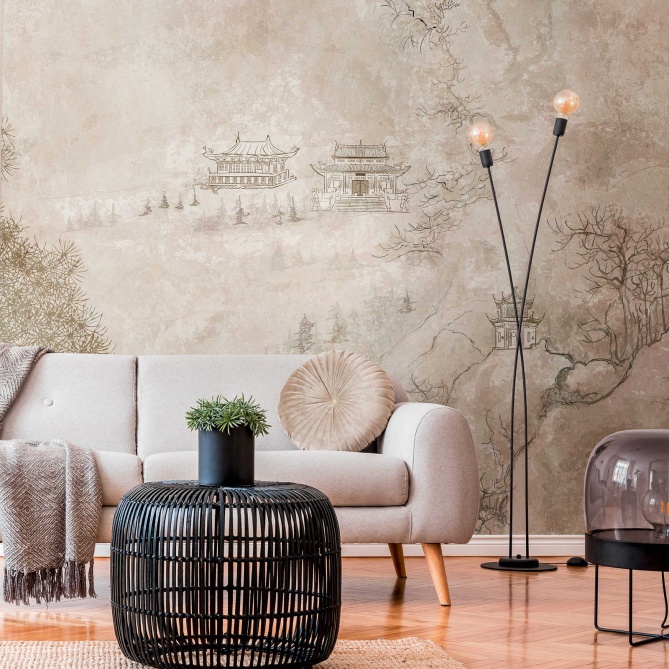 Mural Paisaje oriental - SORBAS  | MURAKE - 23816