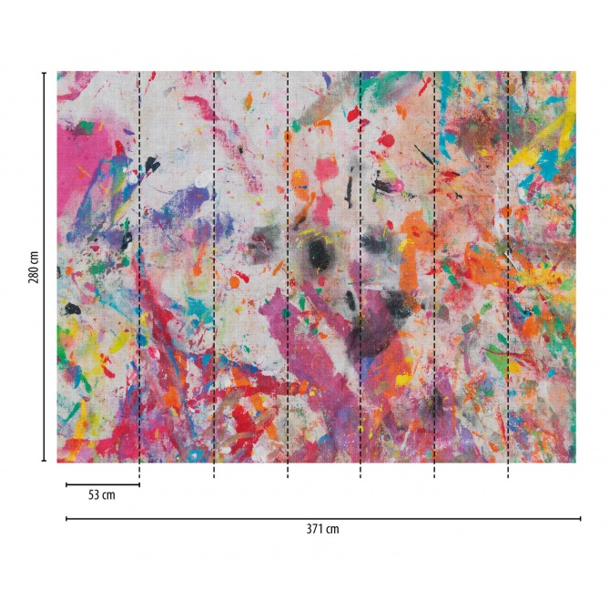 Mural Arte manchas - TAHAL  | MURAKE - 23817