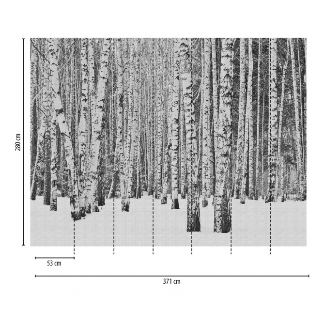 Mural Troncos árboles - TIJOLA  | MURAKE - 23823