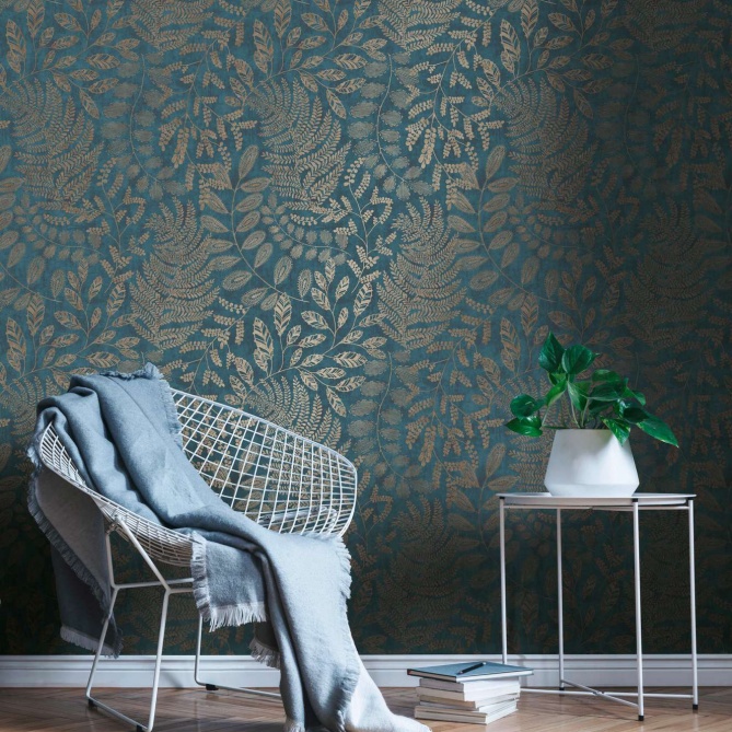 Papel Pintado Hojas - NEBLADER 04 | MURAKE - 878324