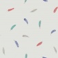 Papel Pintado Plumas desordenadas - SULED  | MURAKE - 6701-01