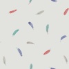 Papel Pintado Plumas desordenadas - SULED  | MURAKE - 6701-01