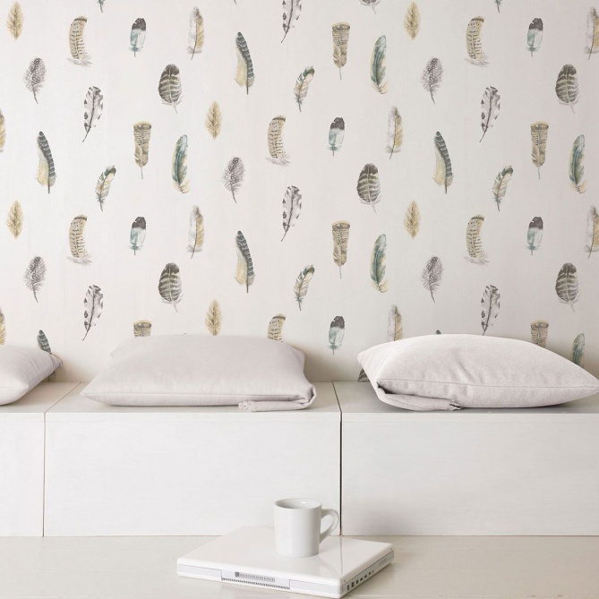 Papel Pintado Plumas de ave - VOGEL 02 | MURAKE - 11572