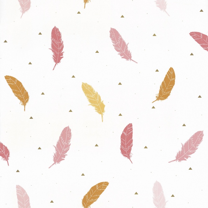 Papel Pintado Plumas étnicas - VEREN 01 | MURAKE - 85711