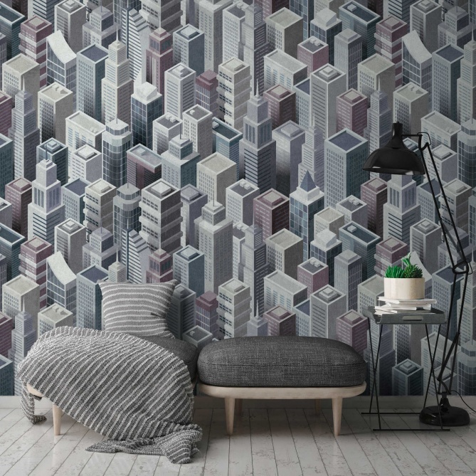 Mural Edificios modernos - ALMENSILLA  | MURAKE - 23877