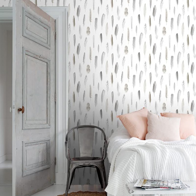 Papel Pintado Plumas - PERJE 01 | MURAKE - 11591