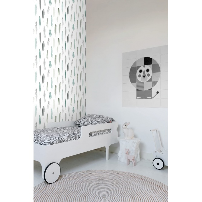 Papel Pintado Plumas - PERJE 02 | MURAKE - 11592