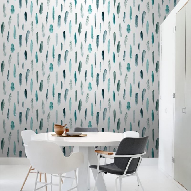 Papel Pintado Plumas - PERJE 03 | MURAKE - 11593