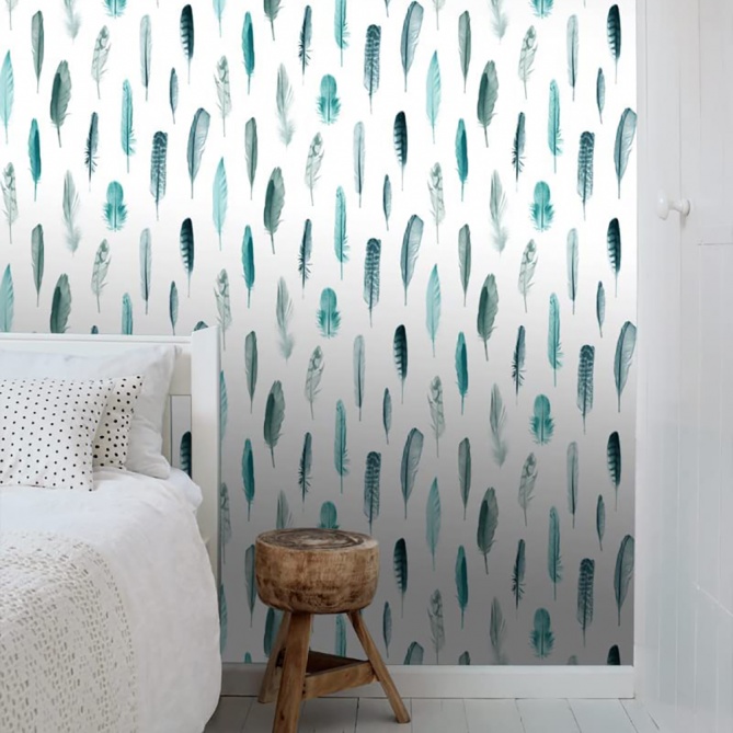 Papel Pintado Plumas - PERJE 03 | MURAKE - 11593