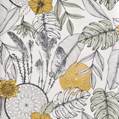 Papel Pintado Atrapasueños florales - TÄBY 01 | MURAKE - 11486