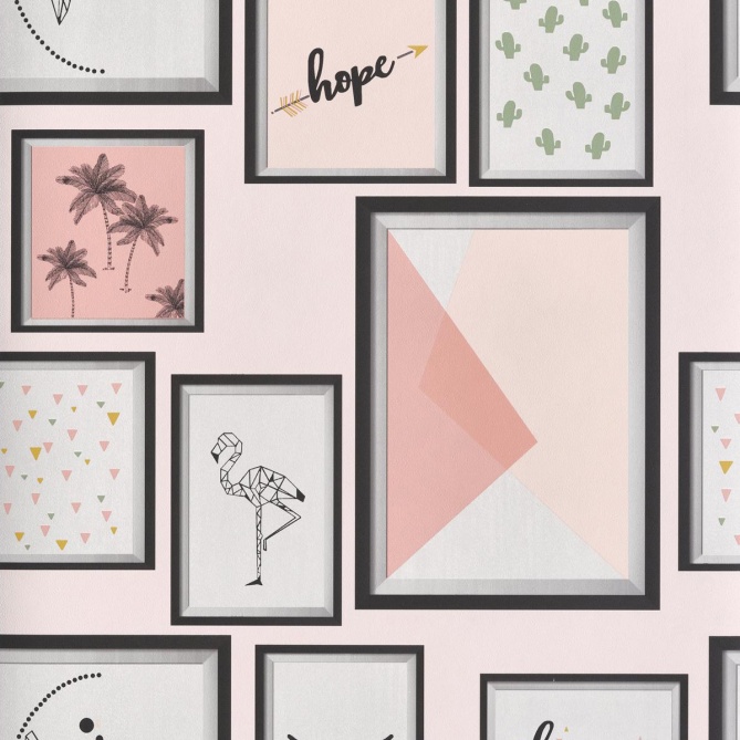 Papel Pintado Ilustraciones en marcos - MUNSO  | MURAKE - 11501