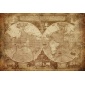 Mural Mapamundi antiguo - MAHERE  | MURAKE - 23902