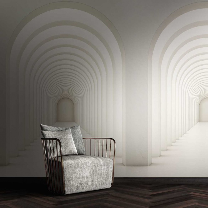 Mural Pasillo con arcos - ZAMBRA  | MURAKE - 23883