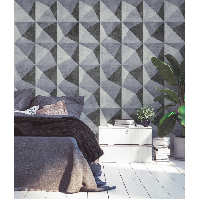 Mural Geométrico desgastado - ALGARBES  | MURAKE - 23882