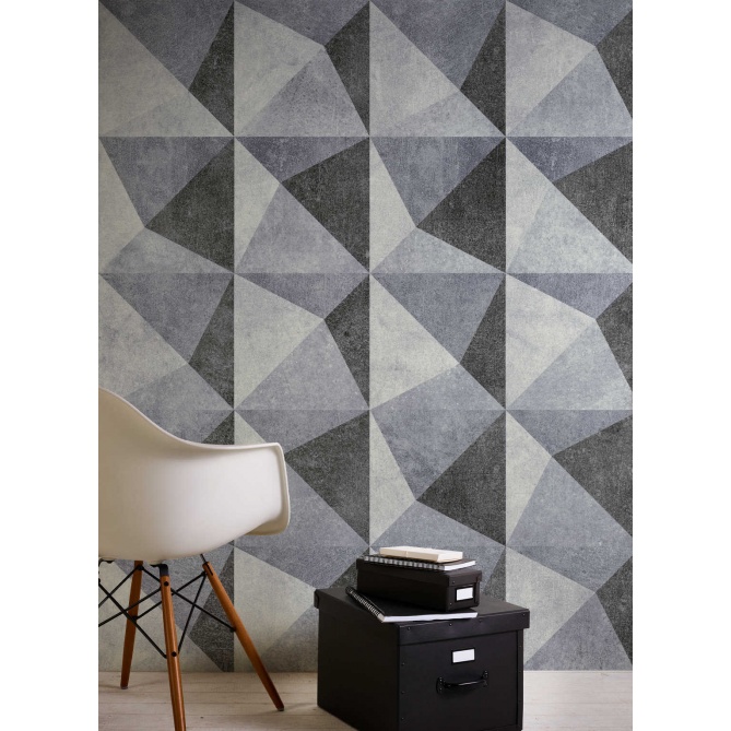 Mural Geométrico desgastado - ALGARBES  | MURAKE - 23882