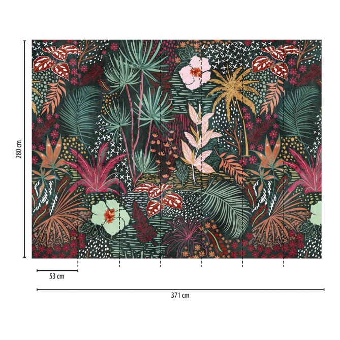 Mural Tropical - CHERIN  | MURAKE - 23839