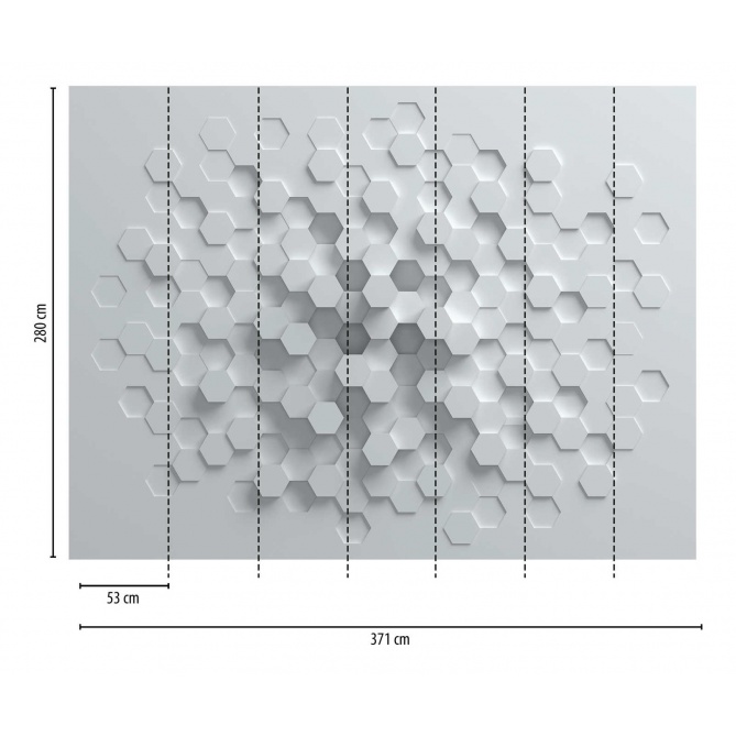 Mural Panal geométrico - ALGAR  | MURAKE - 23851