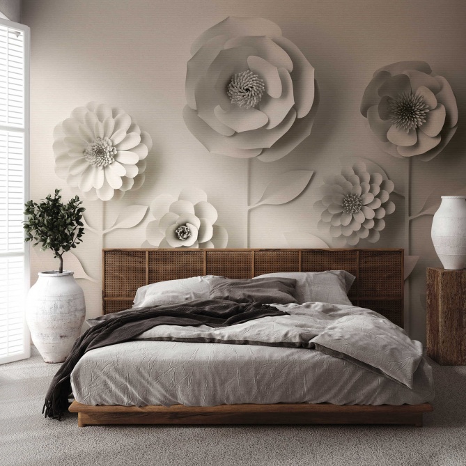 Mural Flores grandes - NERVA  | MURAKE - 23854