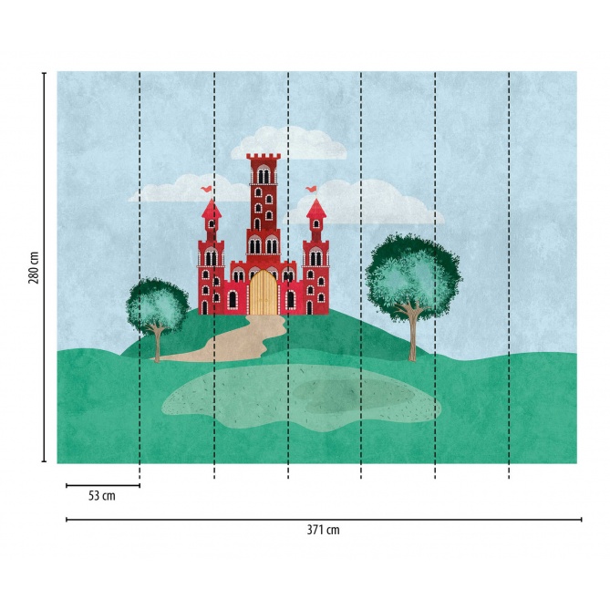 Mural Castillo de cuento - ALOSNO  | MURAKE - 23857