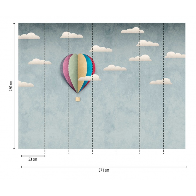 Mural Globo aerostático - OSUNA  | MURAKE - 23859