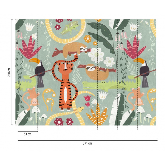 Mural Animales salvajes - PEDROSO  | MURAKE - 23861