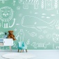 Mural Doodle Animales - SAUCEJO  | MURAKE - 23862