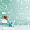 Mural Doodle Animales - SAUCEJO  | MURAKE - 23862