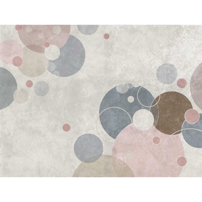 Mural Círculos abstractos - ALGABA  | MURAKE - 23865