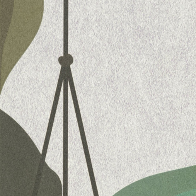 Mural Macetas colgantes - ALGAMITAS  | MURAKE - 23879